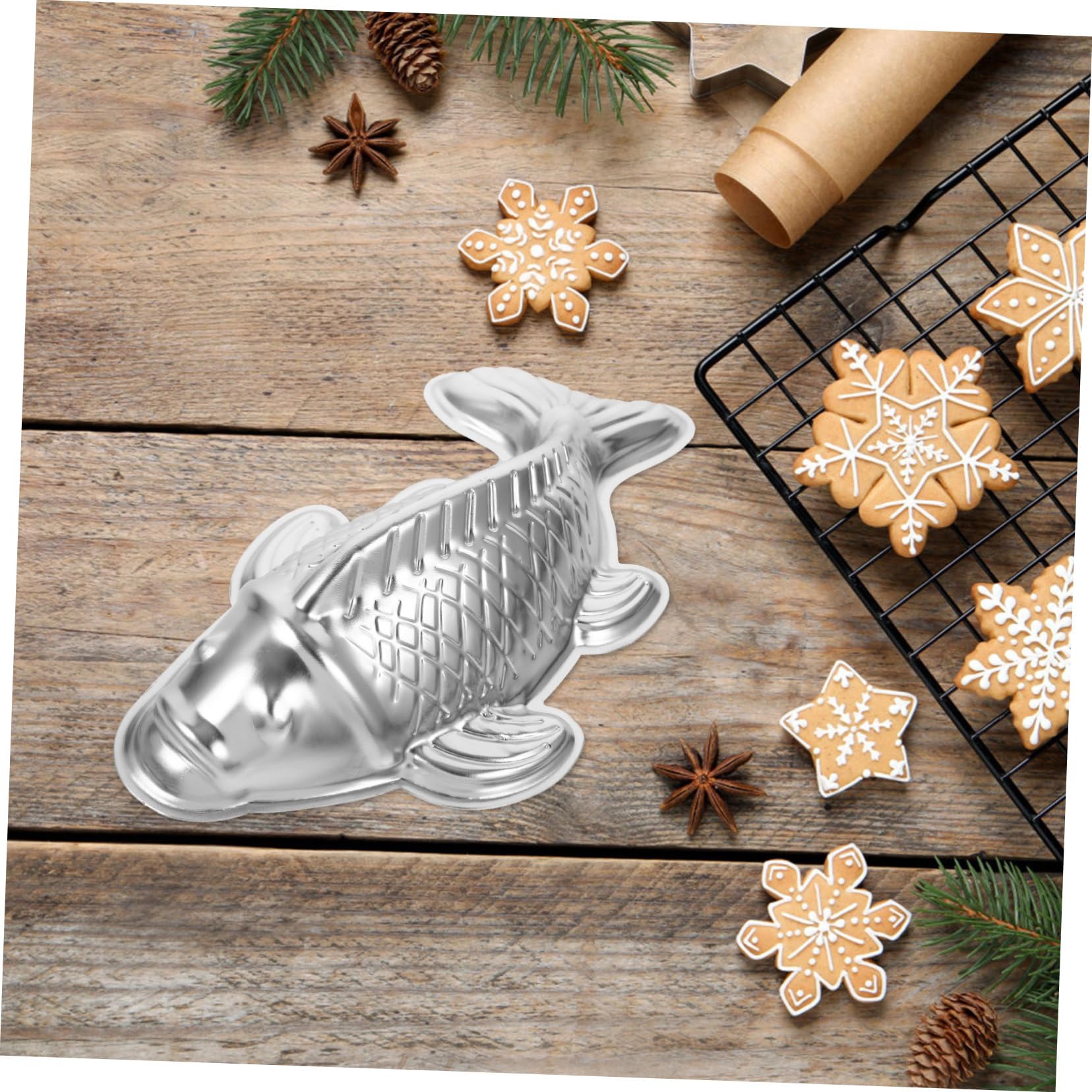 TOPBATHY 4 Piezas Para Pasteles Para Huevo Mini Cortadores Galletas Para Galletas y Pequeño 3d Aluminio