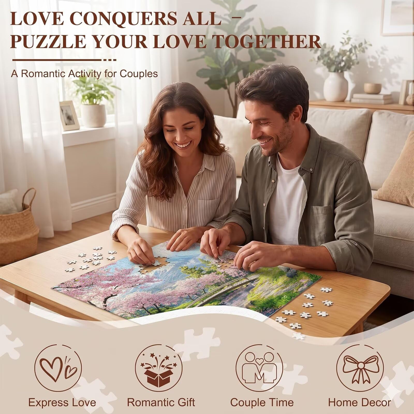 Giappone Montagna-2 Puzzle 2000 Pezzi per Adulti, Puzzle in Legno - Collezione Classica con Poster Incluso - Sfida di Concentrazione e Passatempo Antistress, Gioco per Famiglia, 99 x 70 cm f0-851