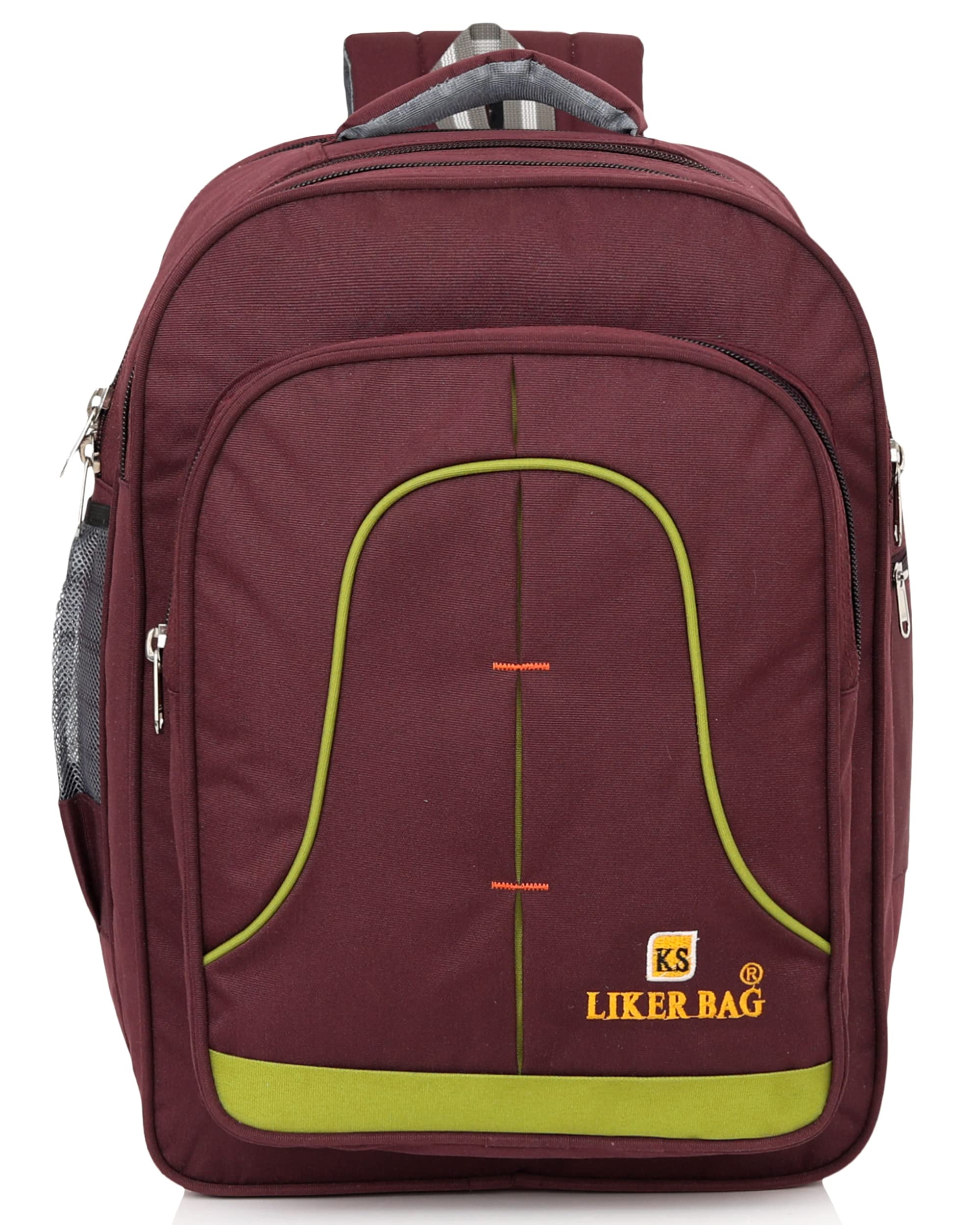 Liker Bag 45L School Bag for Class 5th to 10th/ Heavy Duty Durable Laptop Backpack for College - Maroon (B0C6YCXCD6) Amazon Price History, Amazon Price Tracker