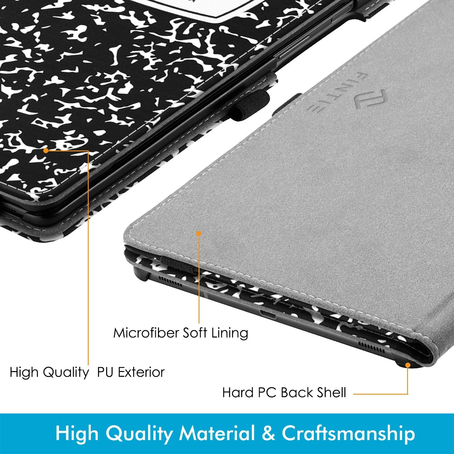 Black Friday - 60% OFF Fintie Keyboard Case for Samsung Galaxy Tab S5e 10.5 2019 Model SM-T720(Wi-Fi) SM-T725(LTE) SM-T727(Verizon), Premium PU Leather Stand Cover Removable Wireless Bluetooth Keyboard, Composition