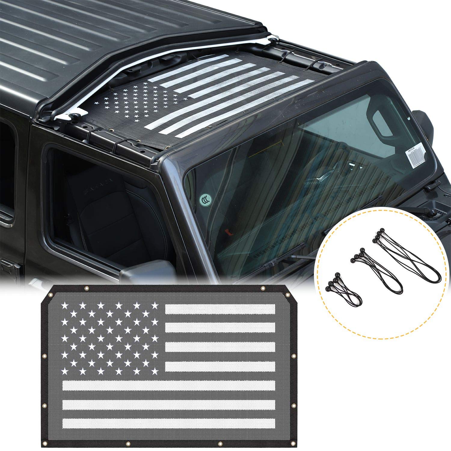 Buy JeCar JL Sunshade Mesh Bikini Top Roof Sun Shade Exterior