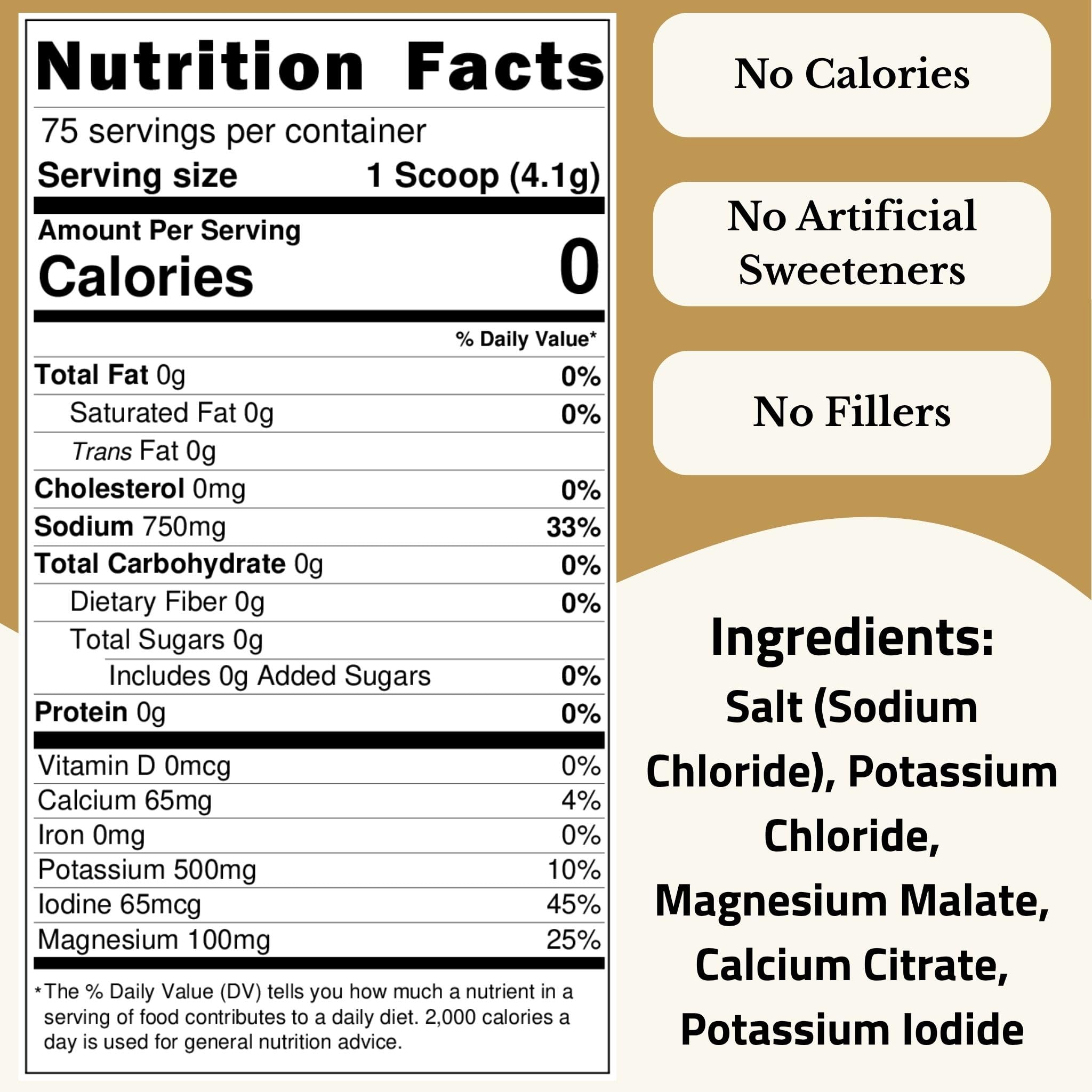 Raw Unflavored Electrolytes Powder, No Sweetener, No Stevia or Citric Acid — Amazon image 4