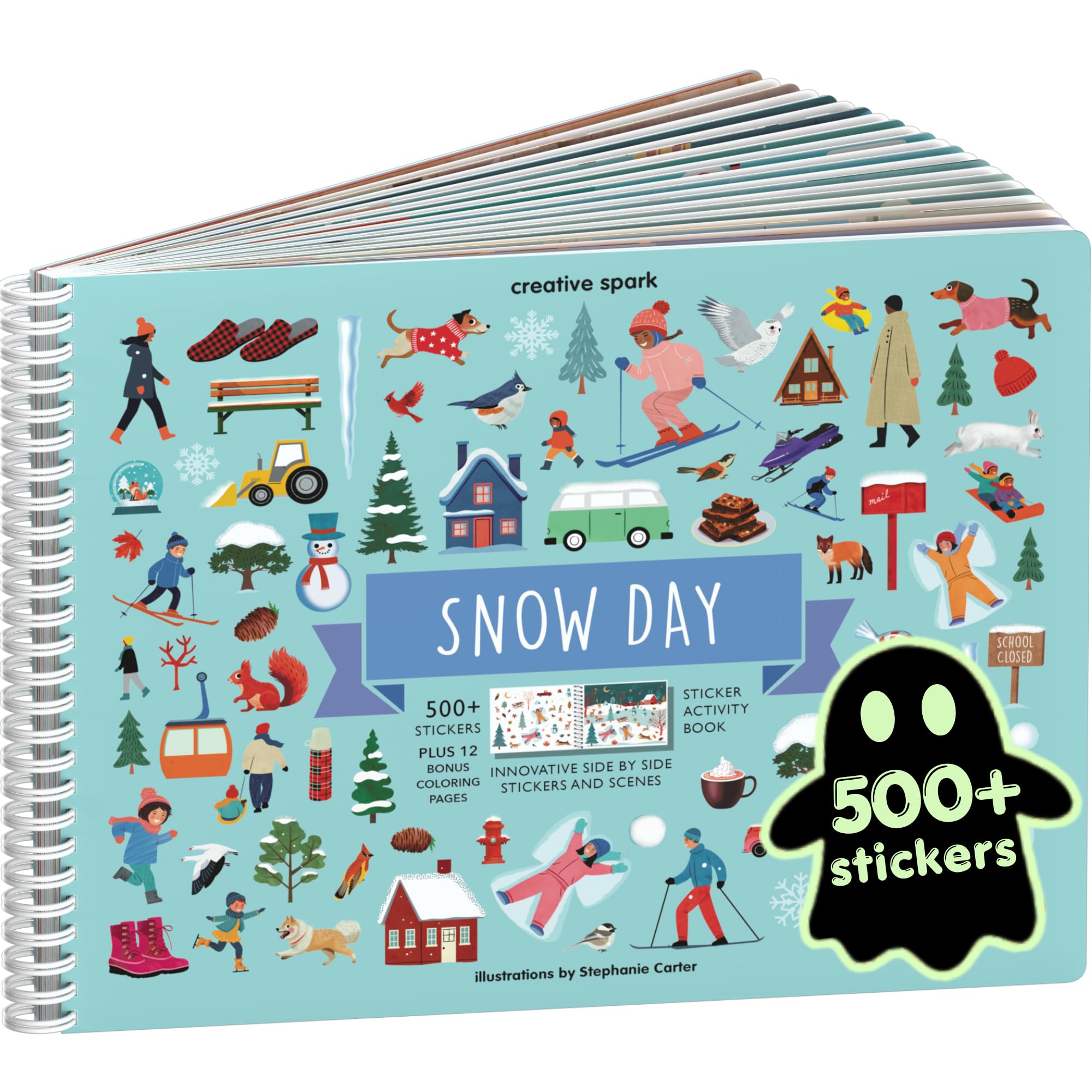 Cupkin Snow Day Coloring &amp; Sticker Activity Book | 500+ Stickers
