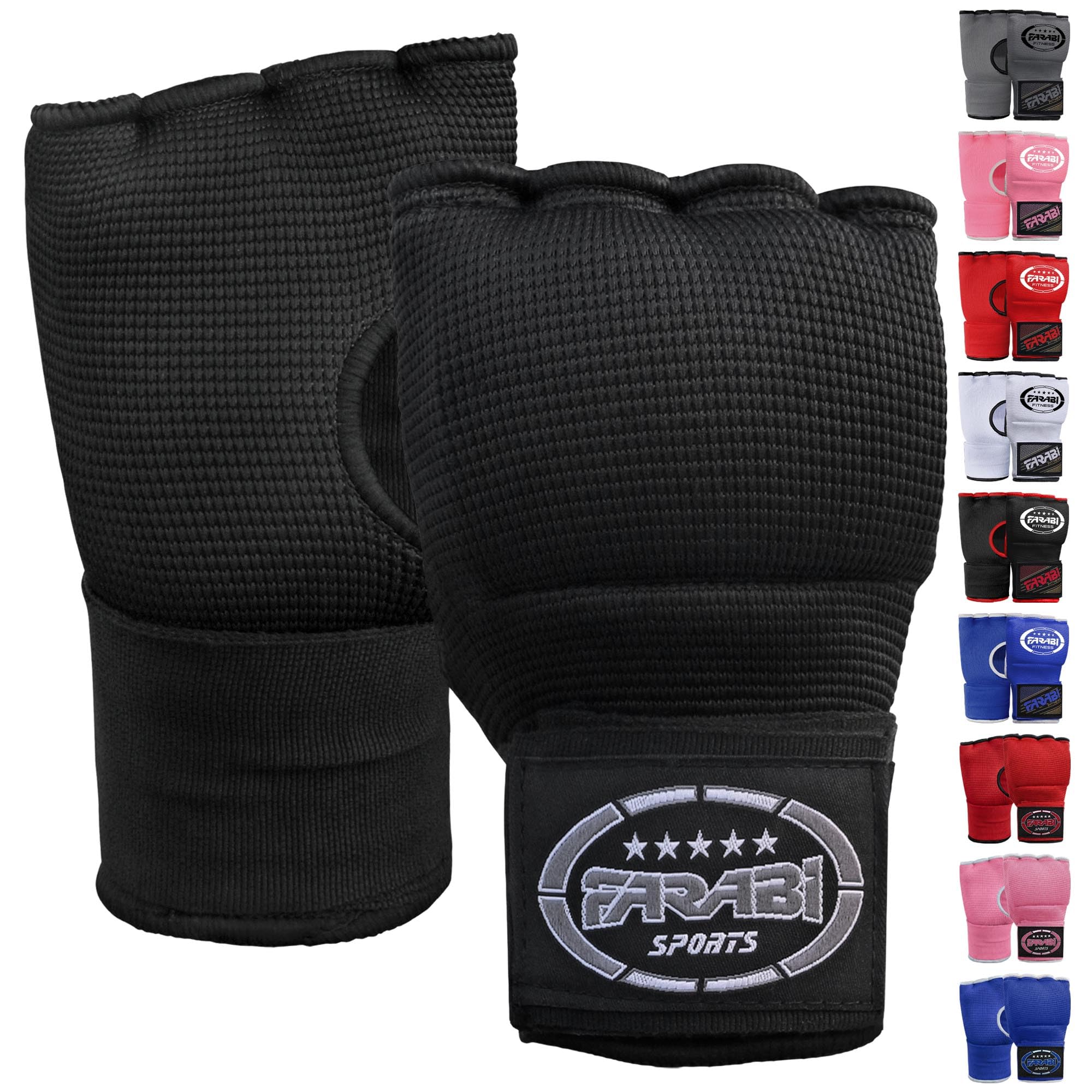 Farabi Sports sottoguanti Boxe Bambini Inner Hand Wraps Fasce Boxe Allenamento MMA Muay Thai sottoguanti
