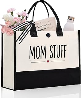Gifts for Mom from Daughter Son, Mom Birthday Gifts- Canvas Tote Bag- Mom Gifts, Birthday Gifts for Mom, Mom Bag, Mother Birthday Gifts, Mother Gifts