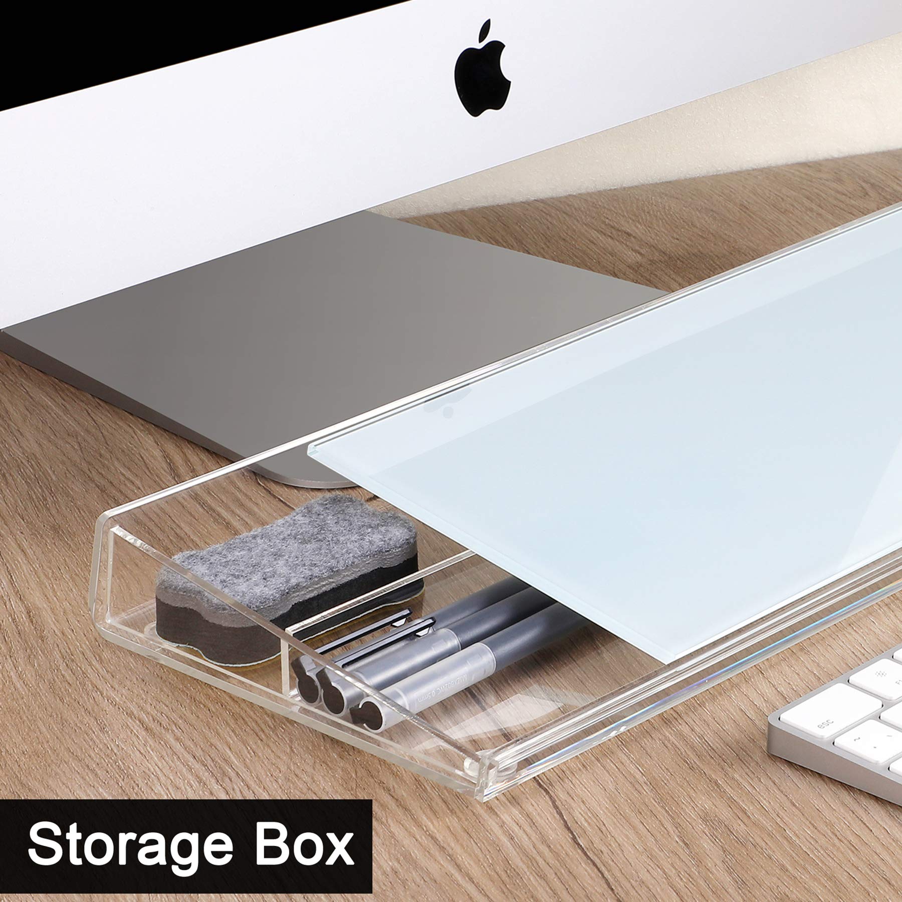 Buy MaxGear Desktop Dry Erase Board, Desk White Board Glass Dry Erase