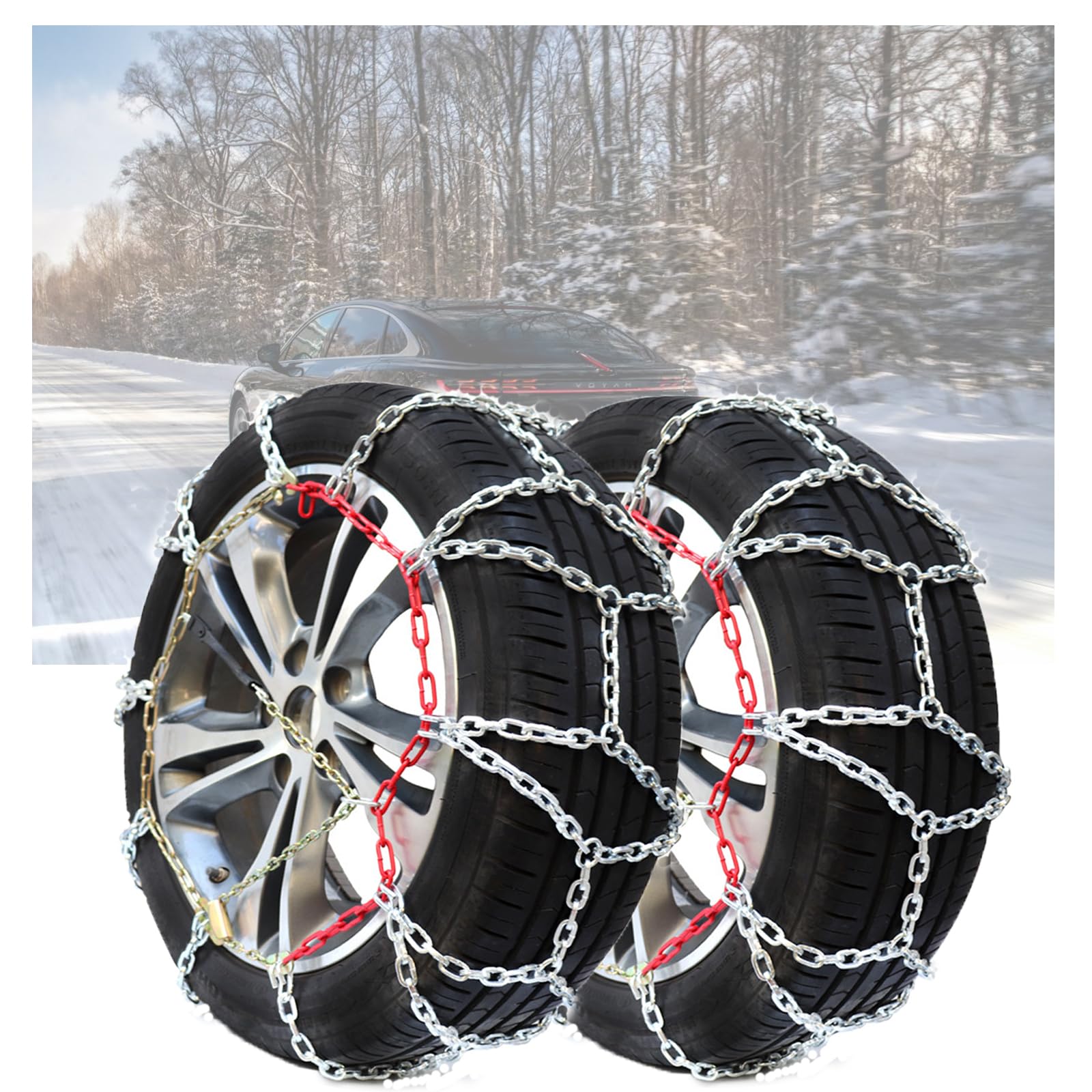 Amazon.co.jp: スノータイヤチェーン 自動車、ピックアップ、SUV