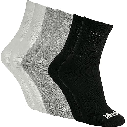 Kit 3 Pares Meias Mash Esportiva Cano Alto Longo Algodão Masculina Adulto