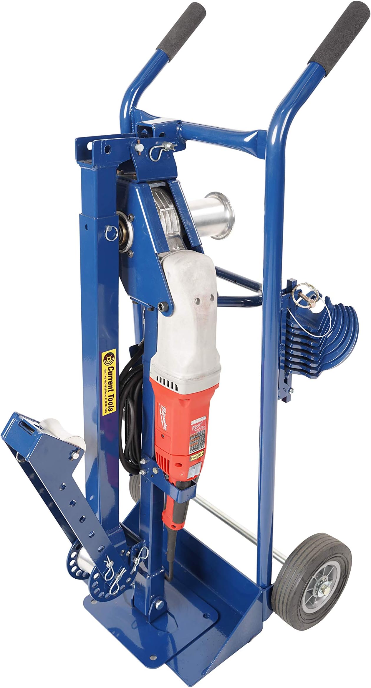 33 High Speed Cable Puller - Lightweight Electrical Cable Puller with 3 000 LB Pulling Capacity & Mobile Cart Included