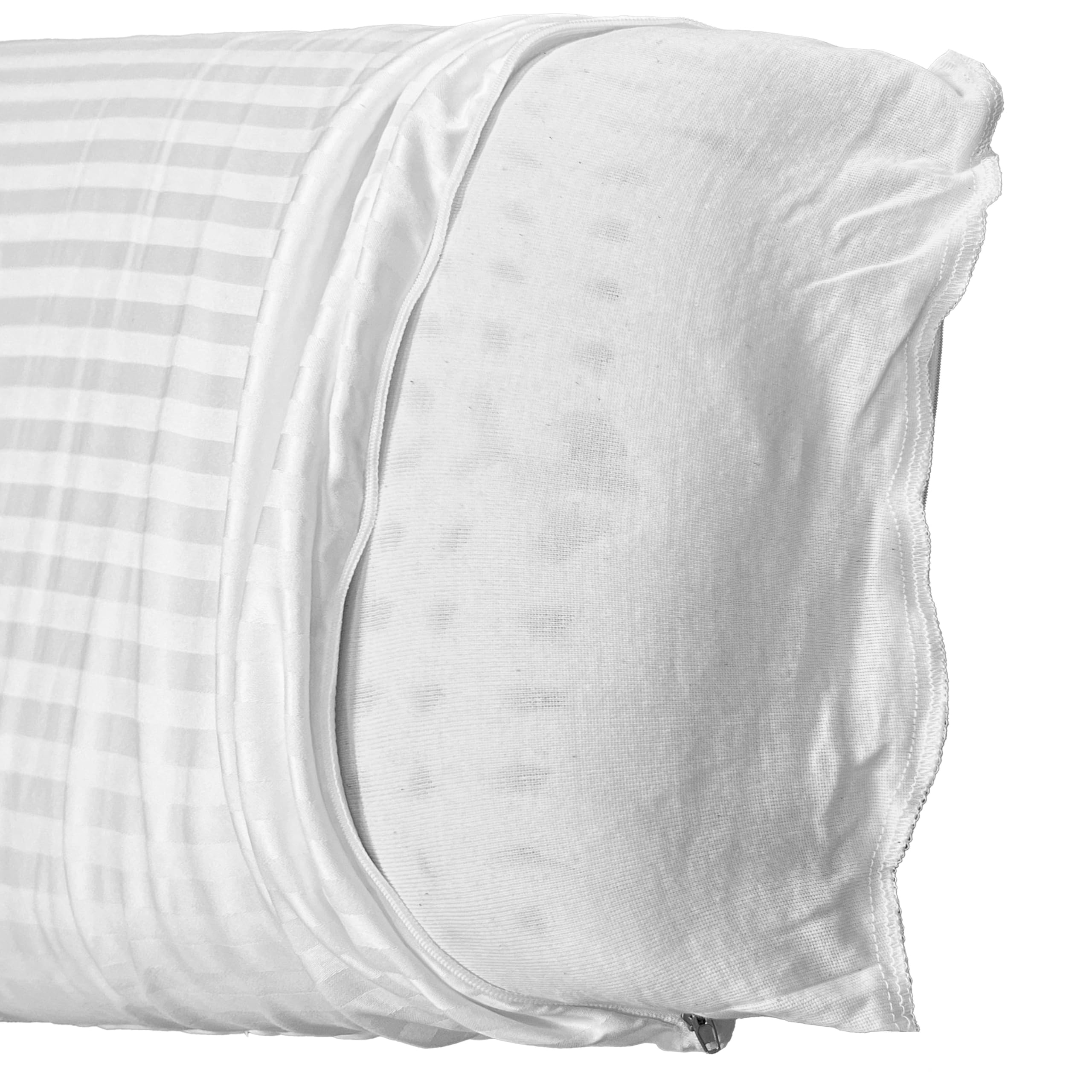 Miroytengo Almohada de Látex Perforada con Funda 70 cm