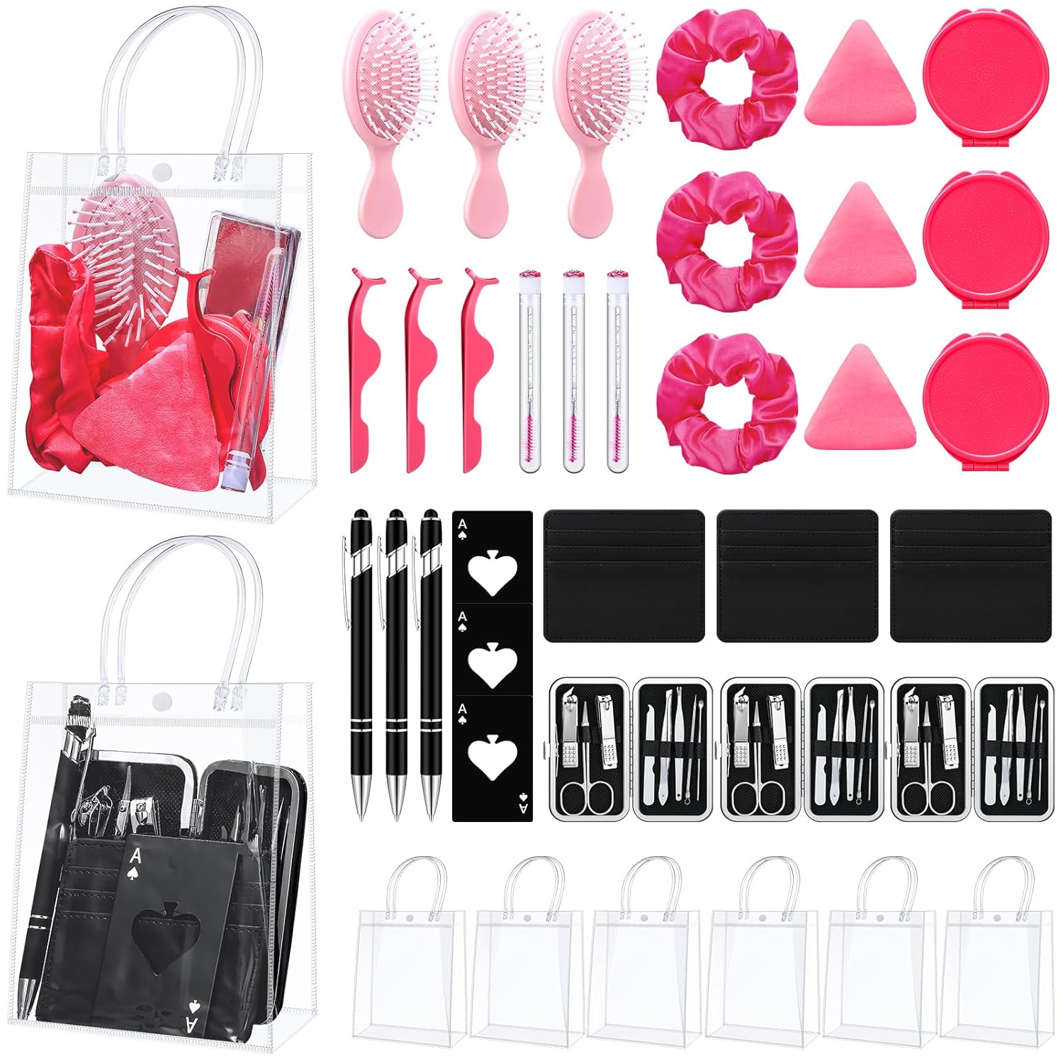 Teenyyou 6 Sets Baby Shower Prizes for Winners party Favors Gifts Women and Men Gift Bag Kits for Wedding Bridal Shower Game Prizes
