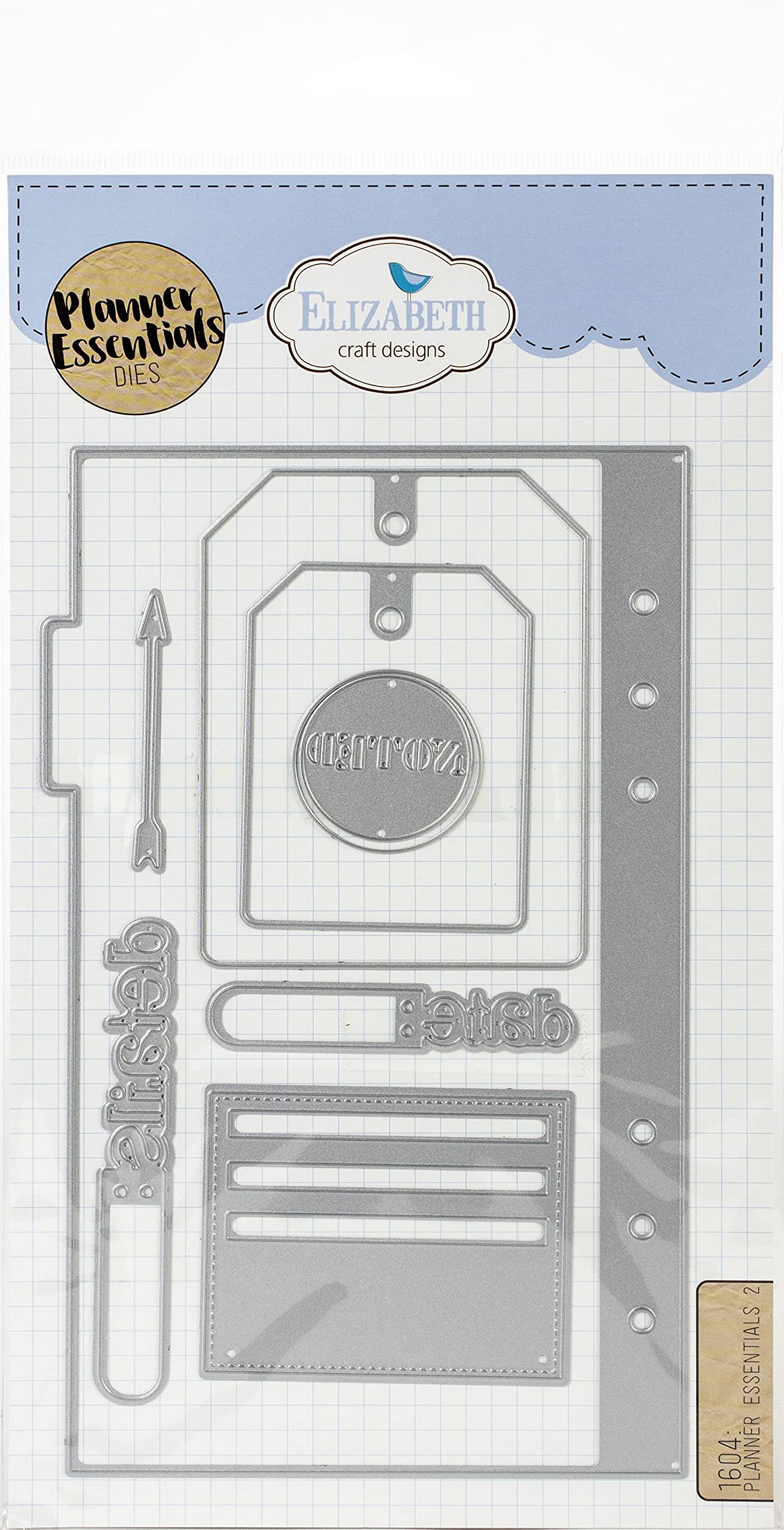 Elizabeth Craft Designs ELIZABETH CRAFT DIE PLNNR ES 2, us:one size, Metal