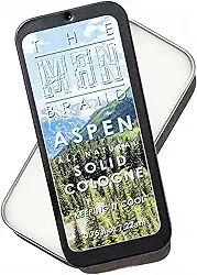 The Man Brand Aspen Colônia sólida para homens - Cera natural, fragrância redefinida (21 g)