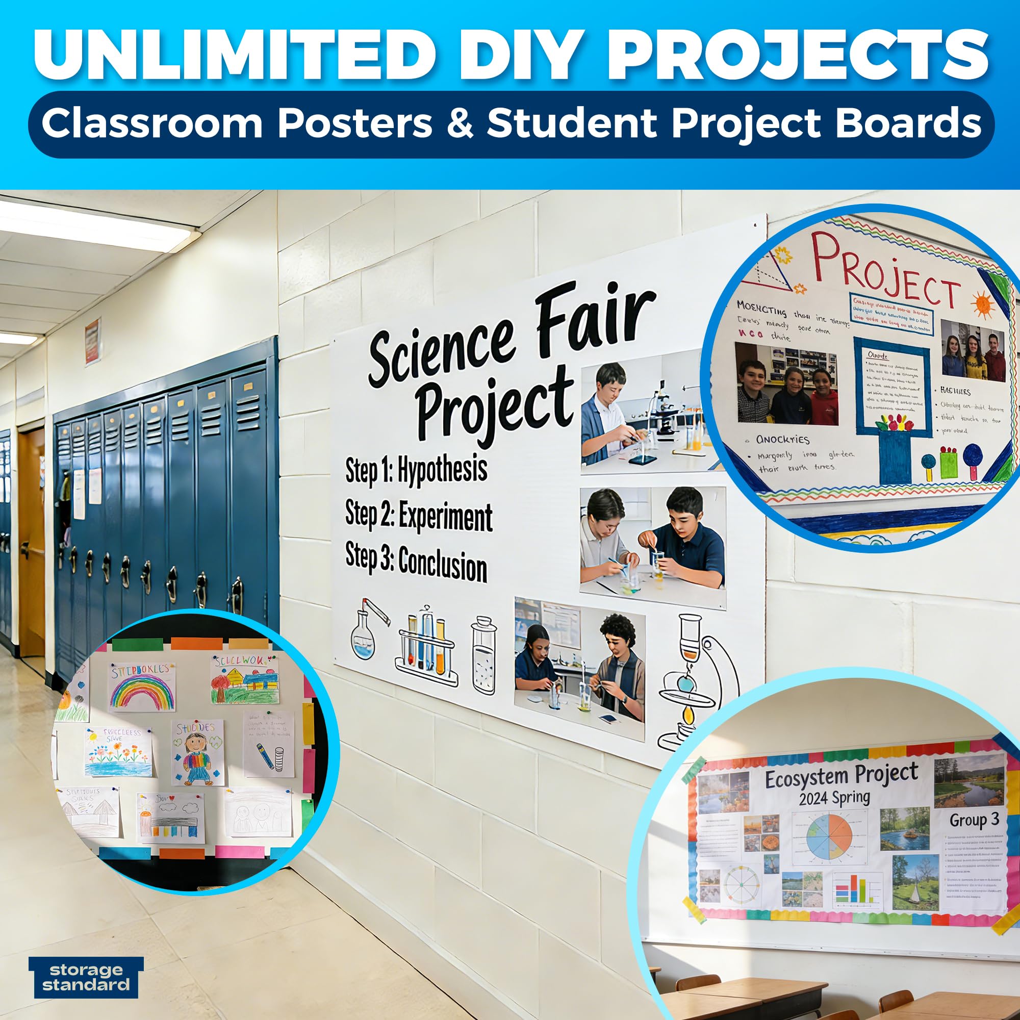 24x36 Poster Board - 10 Pack Corrugated Plastic Sheets -8