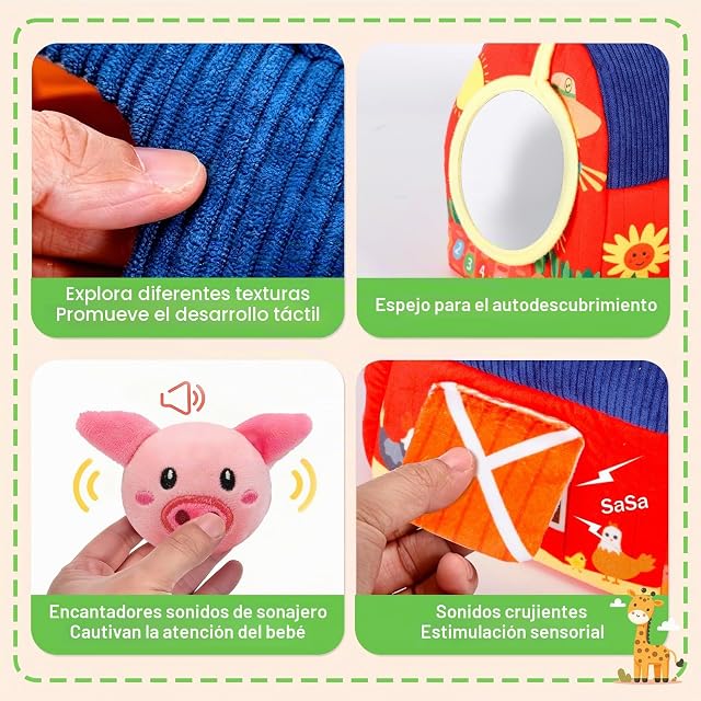 Foto 4 de 8 de ZQEJEFD Juguete Montessori Bebé 6–12 Meses