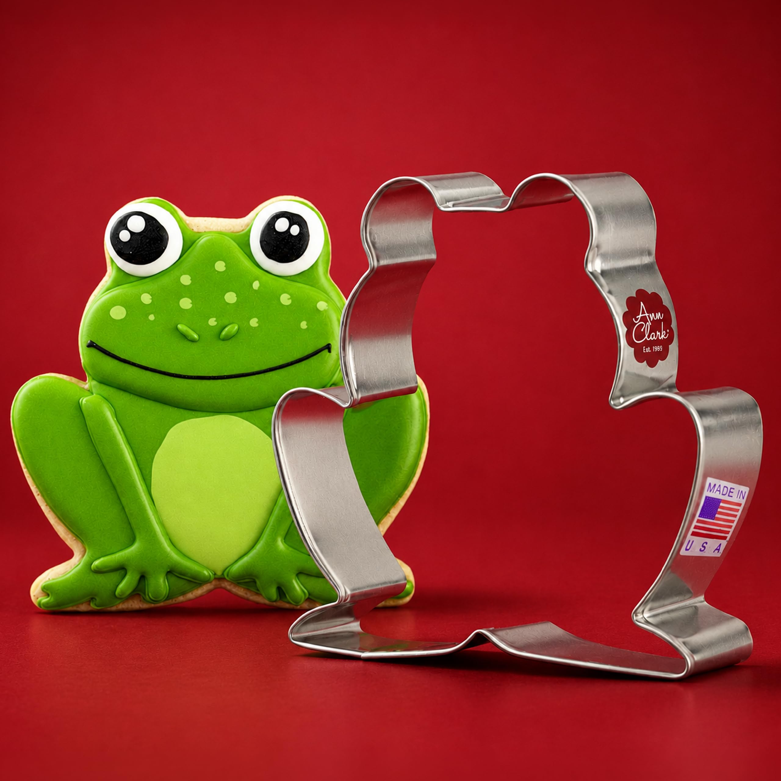 Amazon.com: Ann Clark Cute Frog Cookie Cutter 3.75” Made in USA