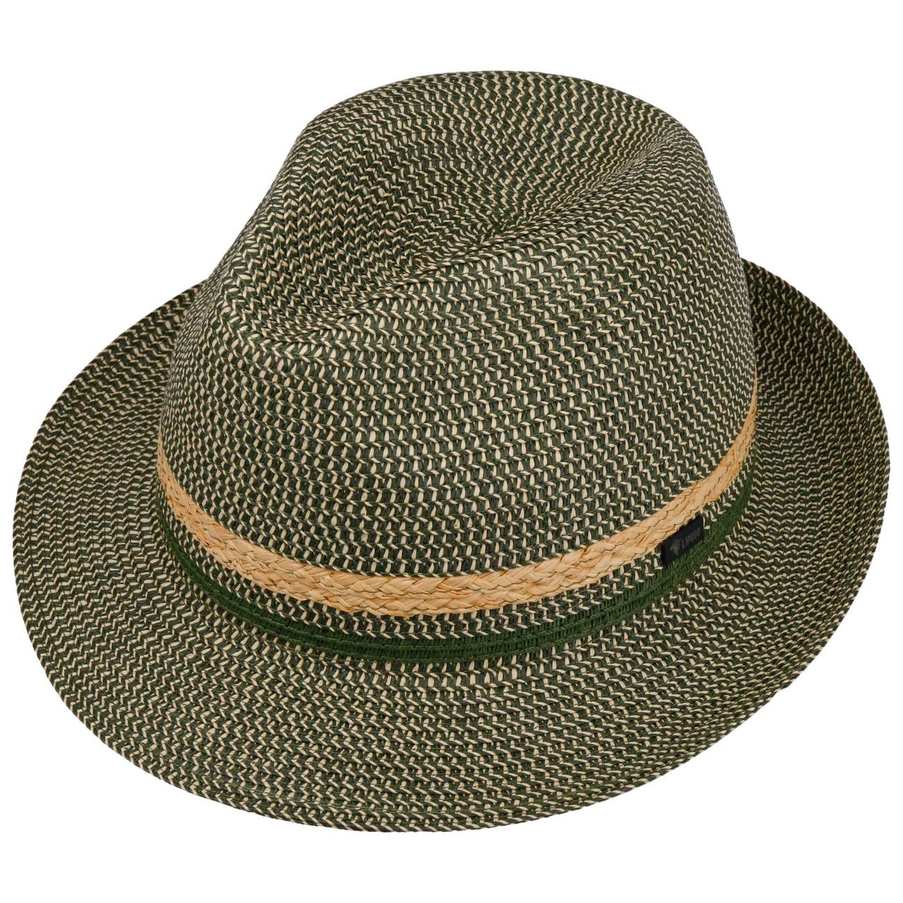 SOMBREROSHOP Costanzo Bogart Sombrero Fedora de Paja Hombre Primavera Verano