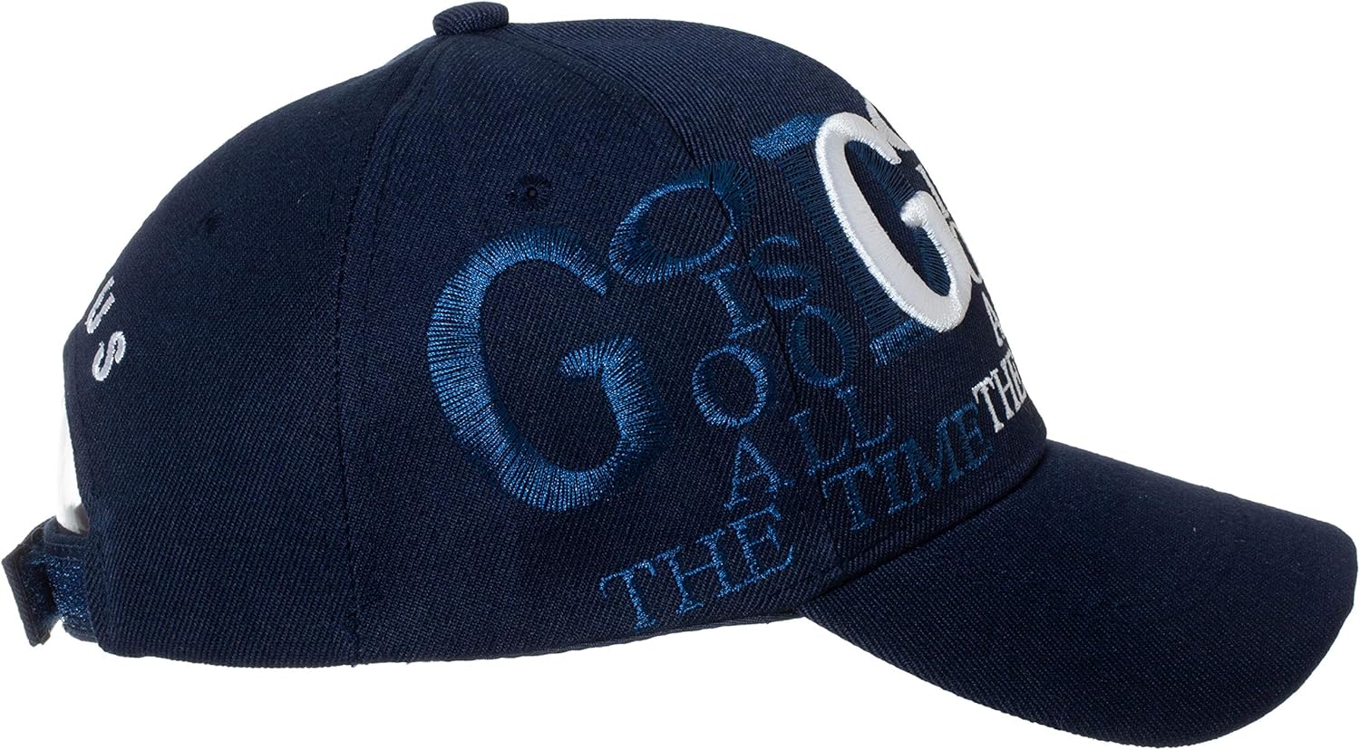 Artisan Owl God is Good All The Time with I Love Jesus on Back Baseball Cap - Religious Christian Spiritual Embroidered Hat - Image 3