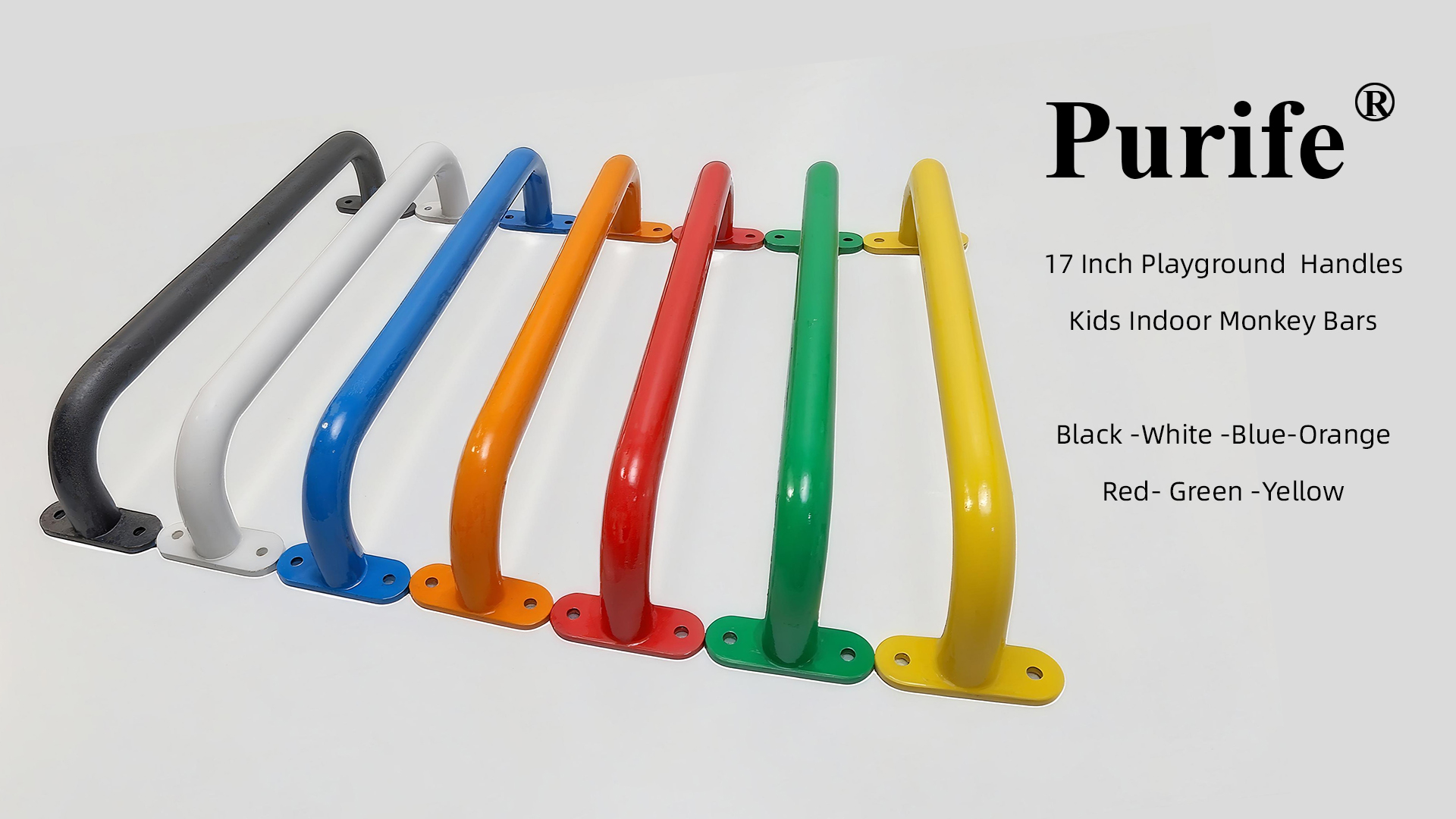 Amazon.com: Purife 17.2 Inch Green Playground Handles Metal Pack