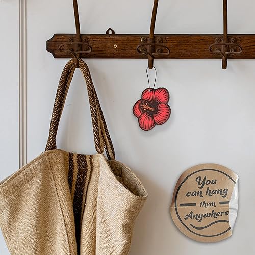 Miniatura 6 de Ambientadores de coche Hawaiian Party perfumados con aceites esenciales, paquete de 5 (aromas mixtos)