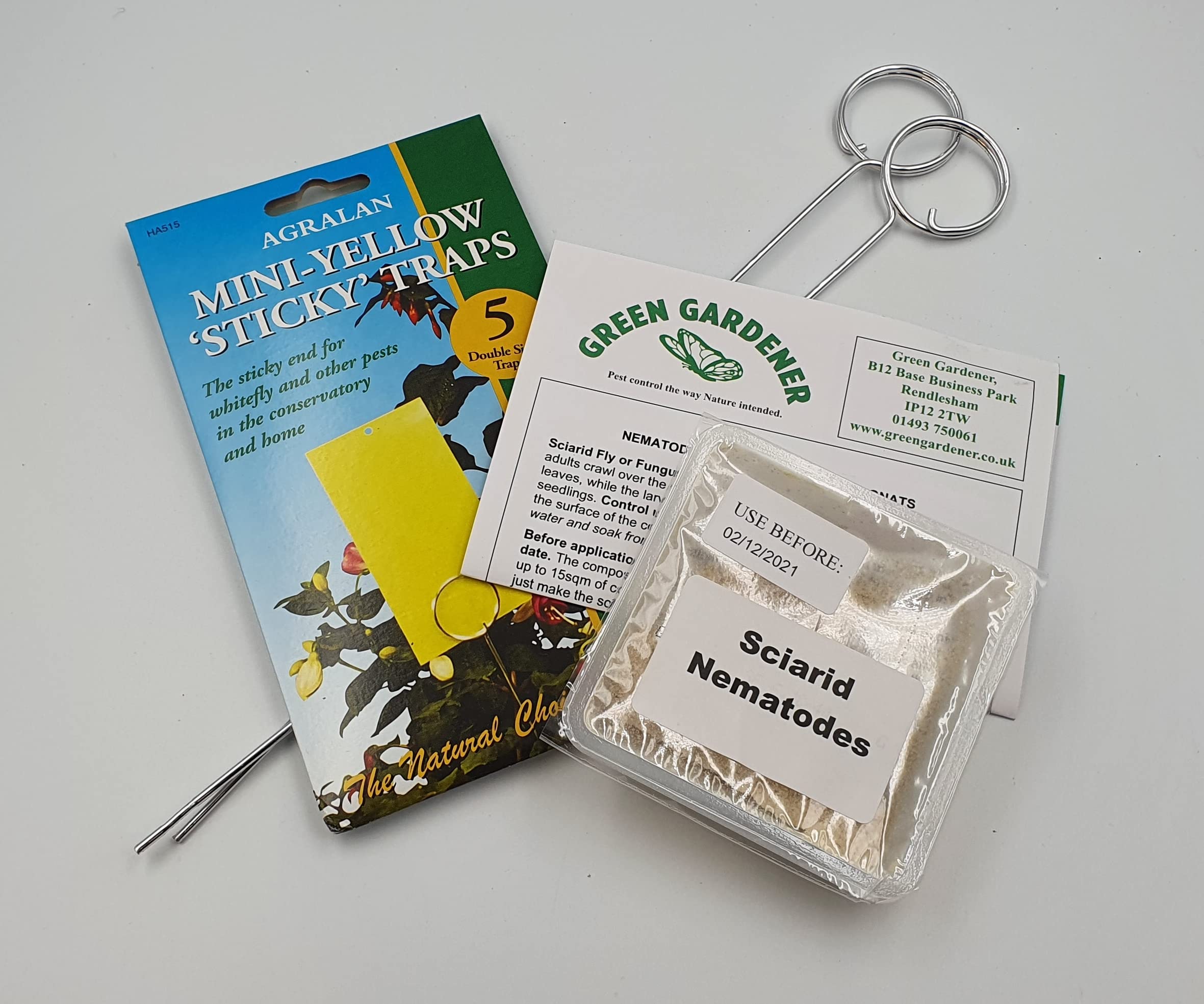 Sciarid Nematodes and Pot Glue Trap Offer - control flies and larvae