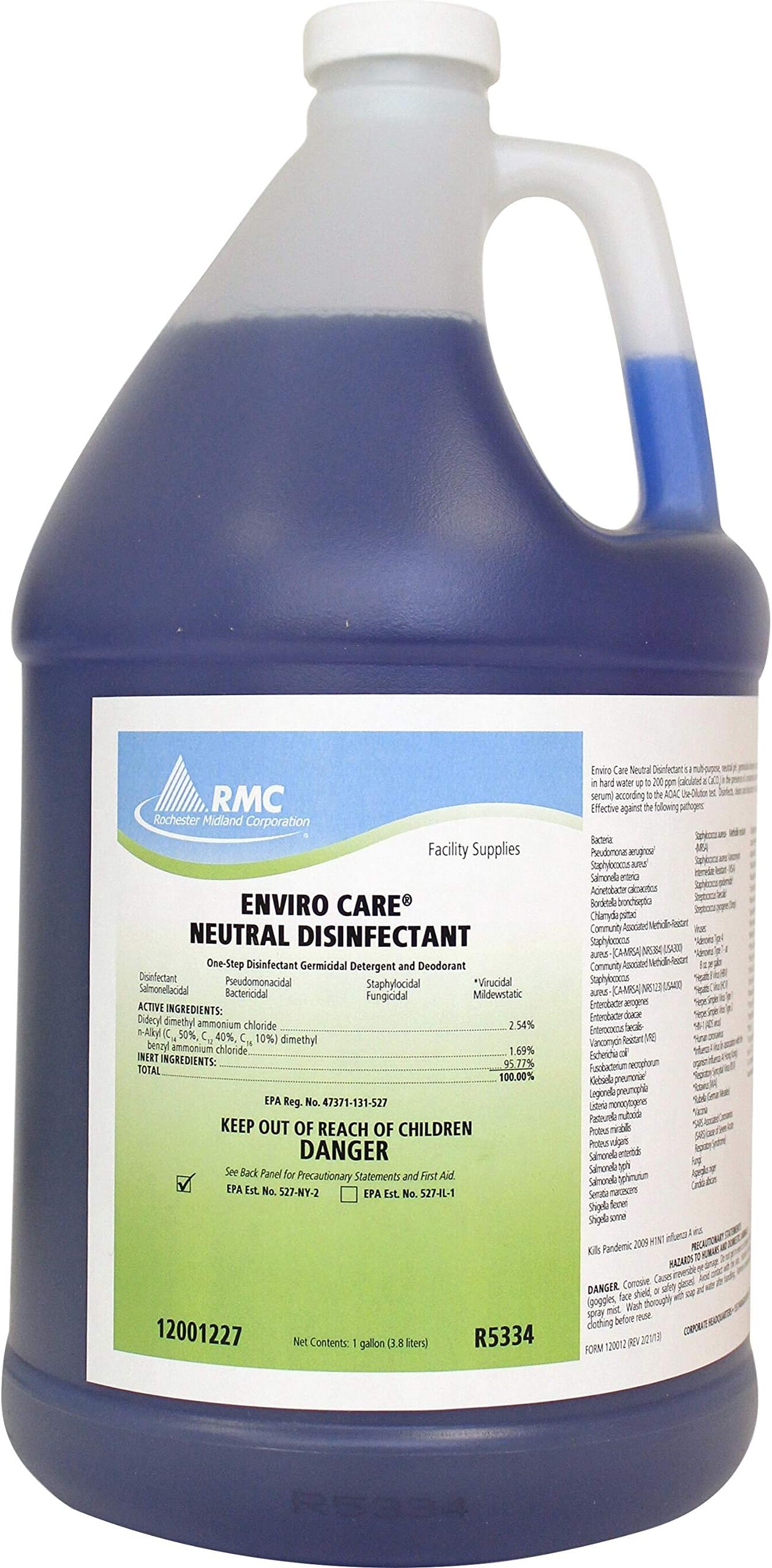 RMC Enviro Care Neutral Disinfectant - Blue