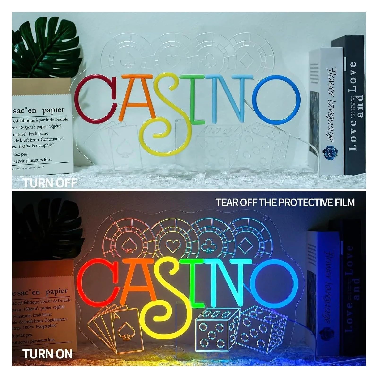 Insegna al Neon Insegna Al Neon"Casino"
