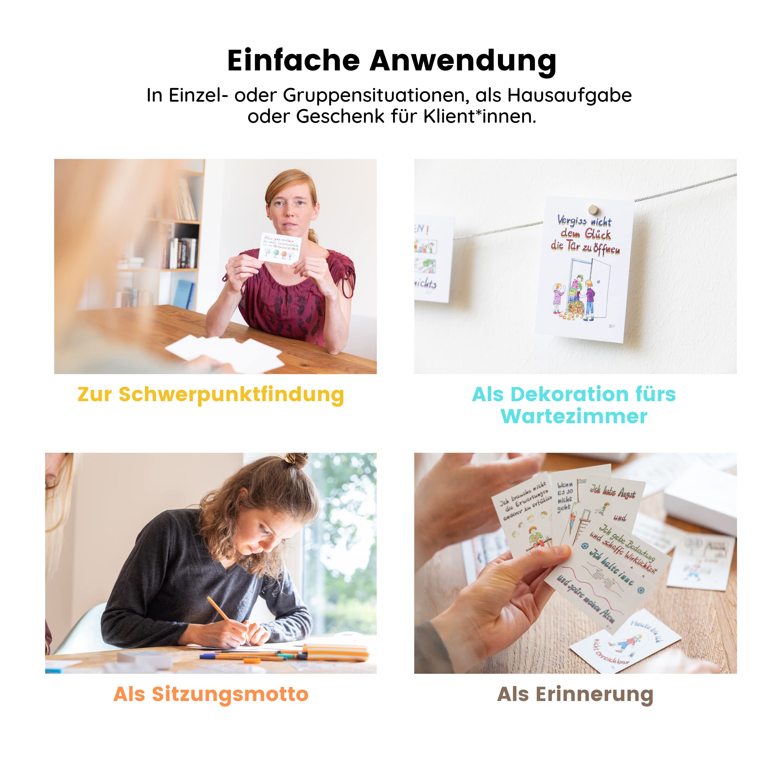 Gesamtpaket Lebenskarten (Serien 1-3) Professionelle Therapiebox, 264 Coaching Karten & Gesprächskarten für Beratung & persönliche Entwicklung,Krisenbewältigung, Arbeit mit dem inneren Kind