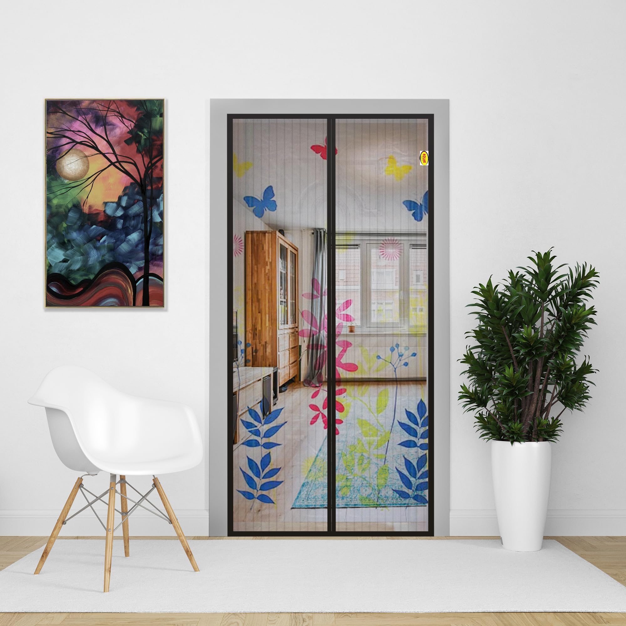 See full amazon price history chart for KOLAR Mosquito Net for Door | Polyester Magnetic Curtain Auto Closing Insect Screen for All Door Types with Self Adhesive Hook Tape (210X110 Cms, Flower Print) KOLAR Mosquito Net for Door | Polyester Magnetic Curtain Auto Closing Insect Screen for All Door Types with Self Adhesive Hook Tape (210X110 Cms, Flower Print) (B0CPQ47498) Amazon Price History, Amazon Price Tracker
