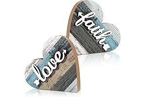 Rustic Personalized Wood Plaque with Heart for Valentine's Day