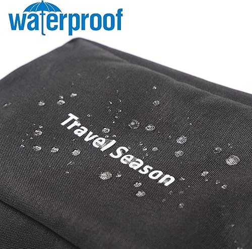 Miniatura 7 de Neceser colgante de lona  Estuche de viaje compacto  Organizador de cosméticos  Kit de higiene de cuidado personal  Bolsa de accesorios de baño