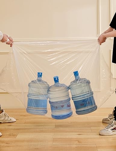 Miniatura 6 de K KINGPLAST - Funda de plástico transparente para colchón tamaño KingQueen, 78 x 10 x 96 pulgadas, funda de plástico transparente impermeable y