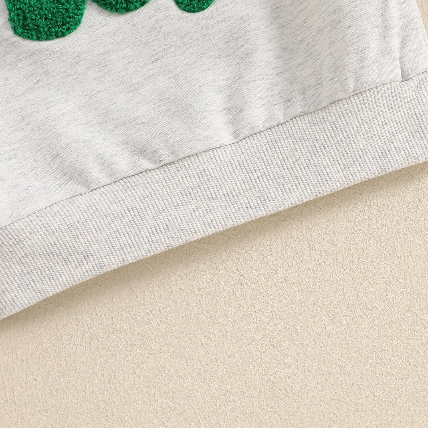 Toddler Baby Boy St Patricks Day Outfit Clover Letter Embroidery Sweatshirt Long Sleeve Shirts Pullover Tops - Image 7