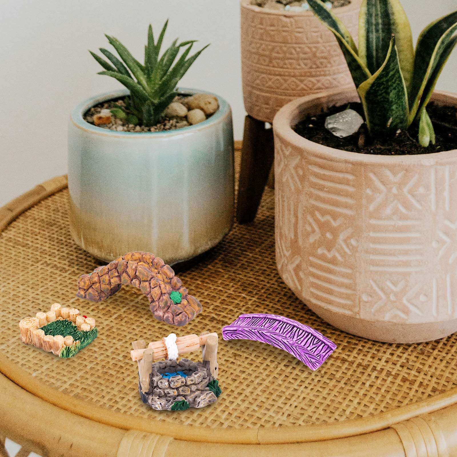 Décorations De Pavillon Statue Jardin Féerique Accessoires Maison