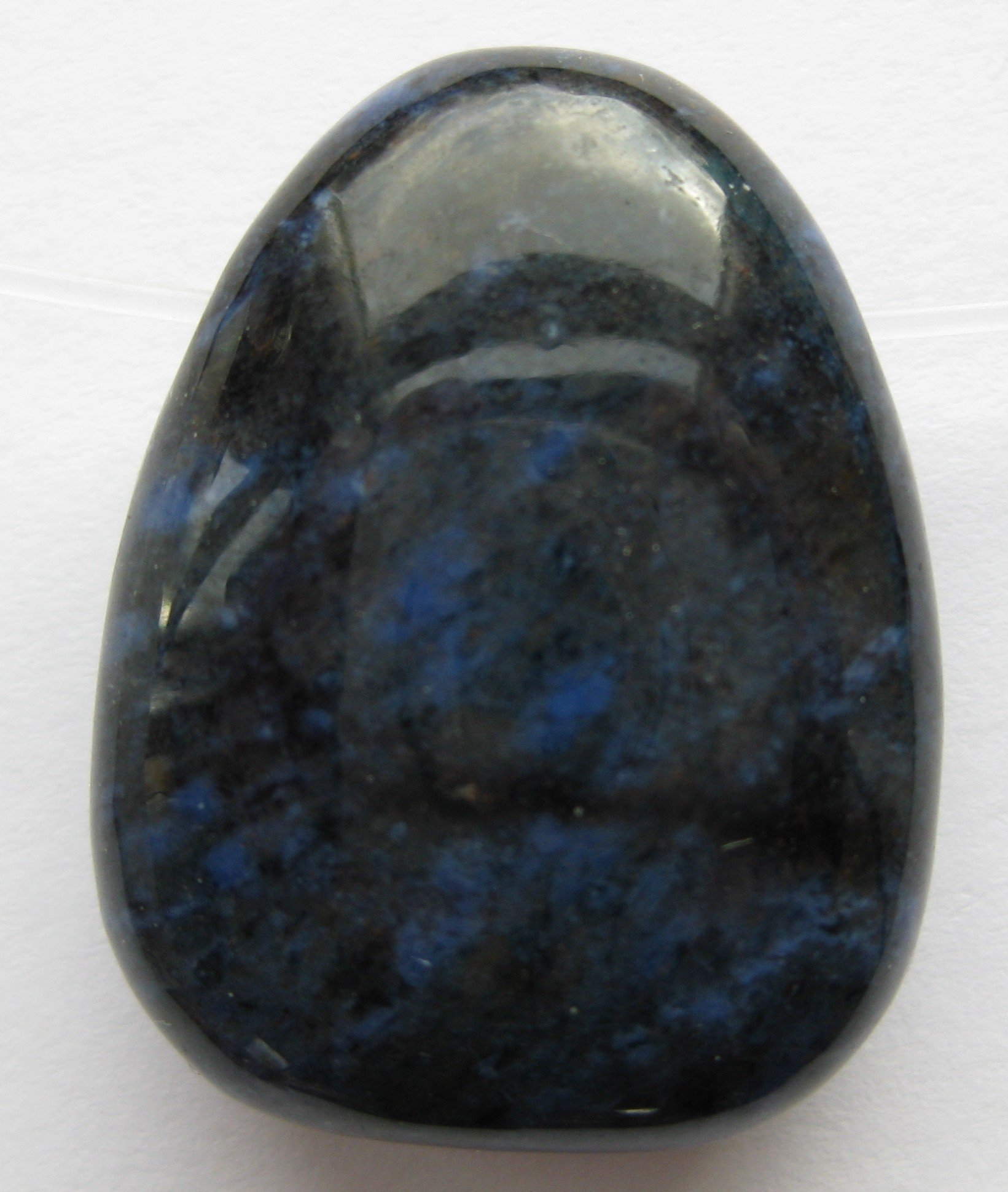 Tumbled Dumortierite, drilled, 2.5 - 3.5 cm