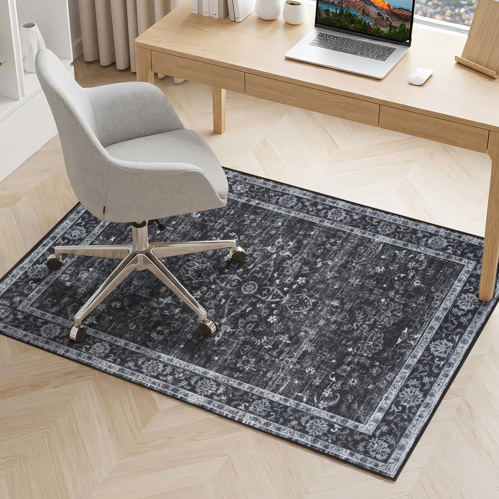 Bodenschutzmatte Bürostuhl 120x150cm Schreibtischstuhl Unterlage Hartboden