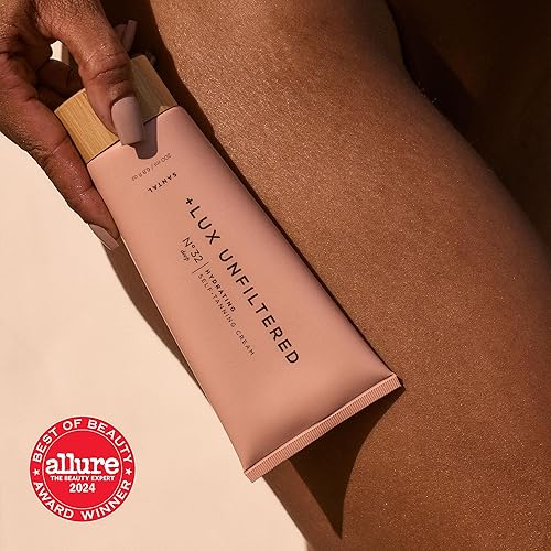 Miniatura 2 de + Lux Unfiltered N32 Deep Gradual Self Tanner, loción autobronceadora hidratante con manteca de karité y escualano - Antiadherente, sin