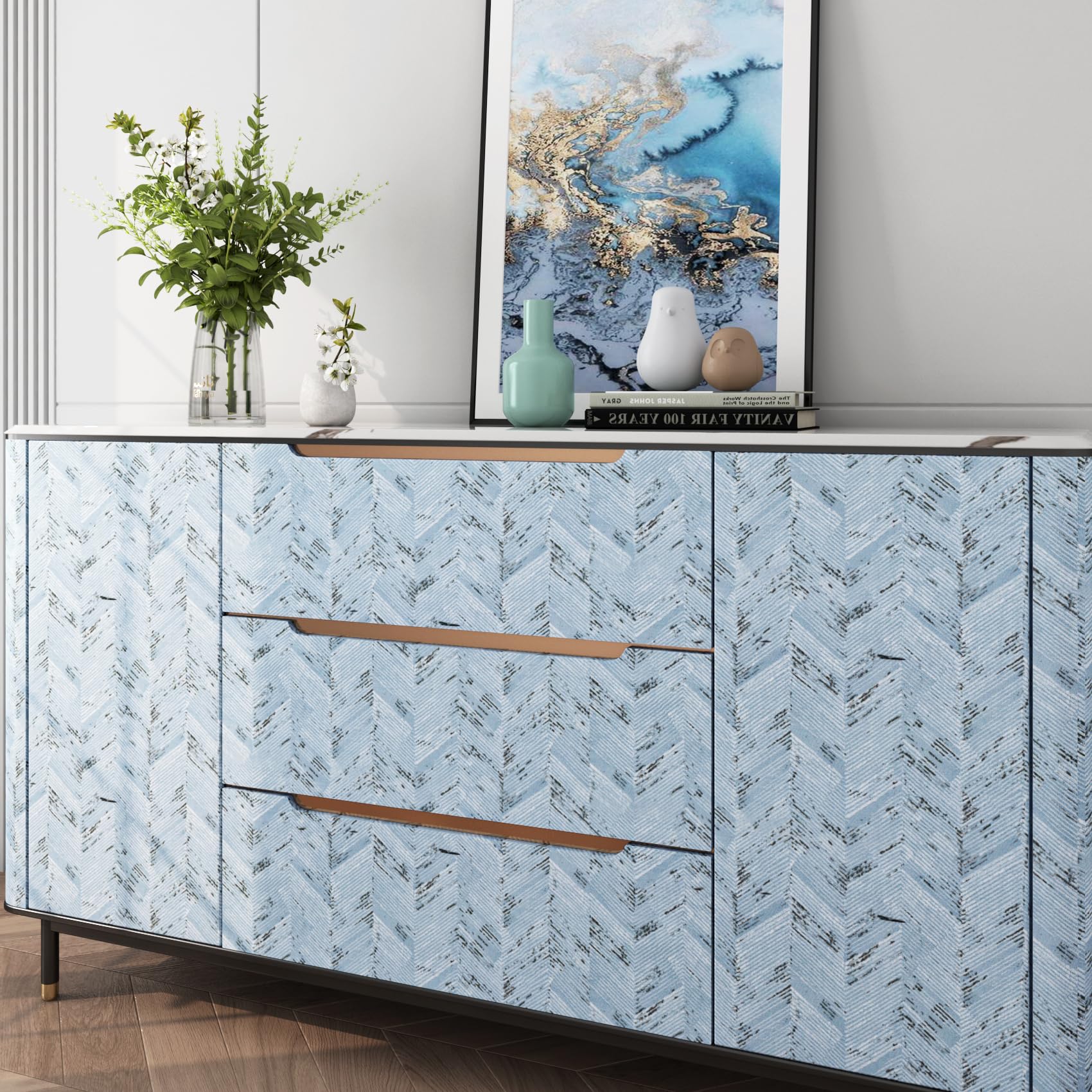 Vinilo Para Muebles Livelynine Papel Adhesivo Para Muebles Azul Oscuro  Vinilo Adhesivo Cocina Muebles Azul Marino Lavable Papel Pintado Pared  Dormitorio Baño Liso Papeles Tapiz Autoadhesivo Armarios Escalera Mesa  40CMx2M Vinilo Adhesivo, image size:1700x1700