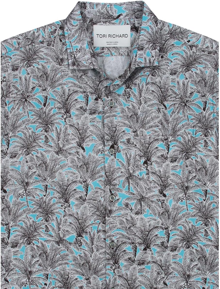 Tori Richard Men's Standing Tall Short Sleeve Cotton Lawn Button Up Shirt - Image 3