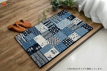 Amazon | サヤンサヤン パッチワーク 玄関マット 室内 屋内
