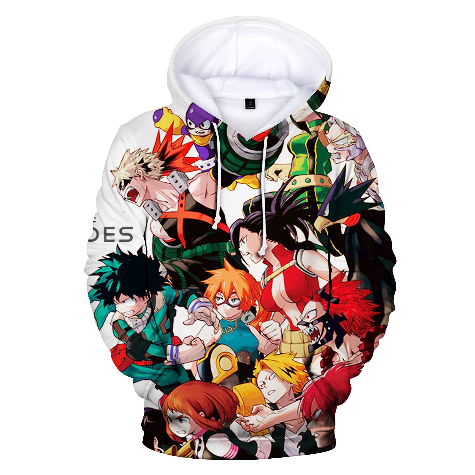 Zhongkaihua MHA Hoodie And Sweatpants Set 2 Piece Bakugo/Izuku/Toga/Dabi/Ochako Hoodies Pants Cosplay Anime Sweatshirts Pullover Clothes Men Women Unisex - View #2