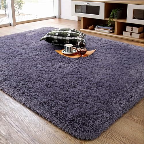 Miniatura 1 de Ompaa- Alfombra esponjosa, muy suave, para dormitorio, sala de estar, alfombra peluda de felpa grande  Alfombra para niños, sala de juegos,