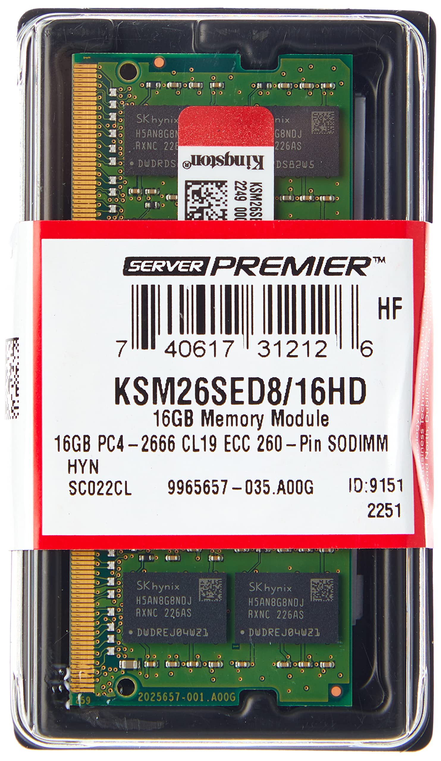 Kingston KSM26RD8/16HDI 16GB DDR4 キングストン KSM26RD8/16HDI - Kingston 16gb Ddr4 Sdram Memory Module