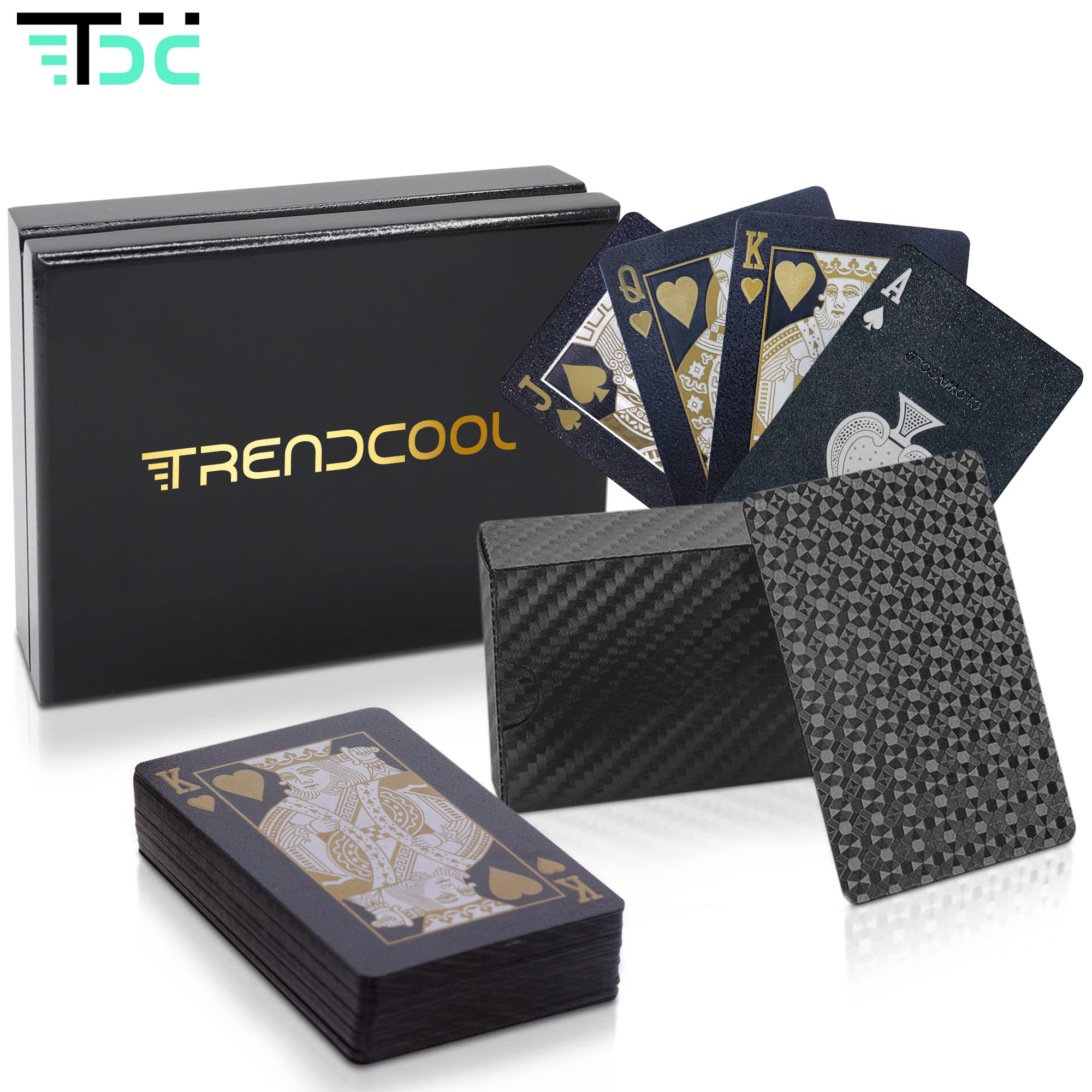 Baraja Poker Amarillo Black Cartas Plástico Negro Naipes Premium Baraja Poker Amarillo Black Cartas Plástico Negro Naipes Premium