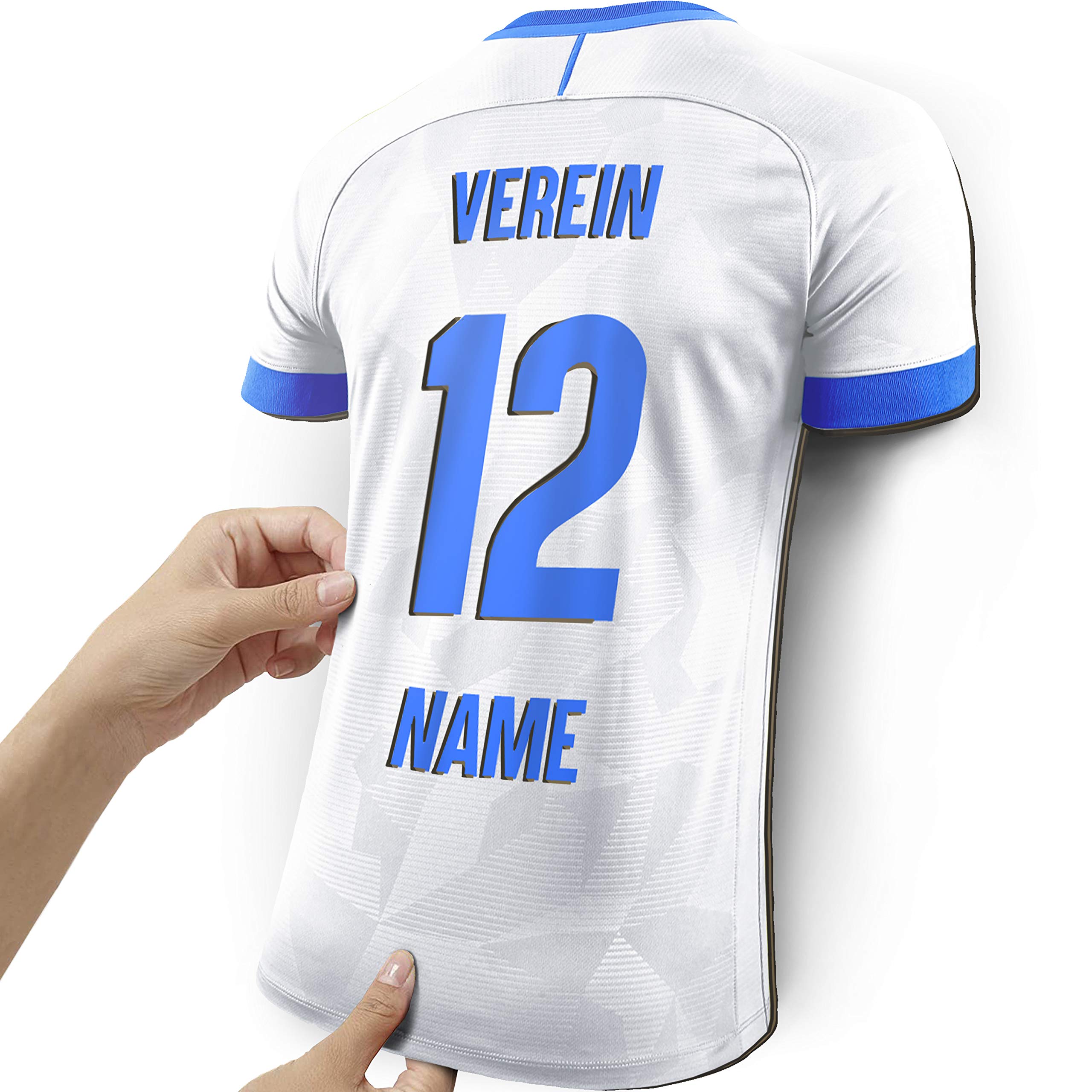 Elbeffekt Trikotlampe für Duisburg Fans aus Holz - personalisierbares Geschenk - schenke dein individuellen Duisburg Fanartikel aus Echtholz