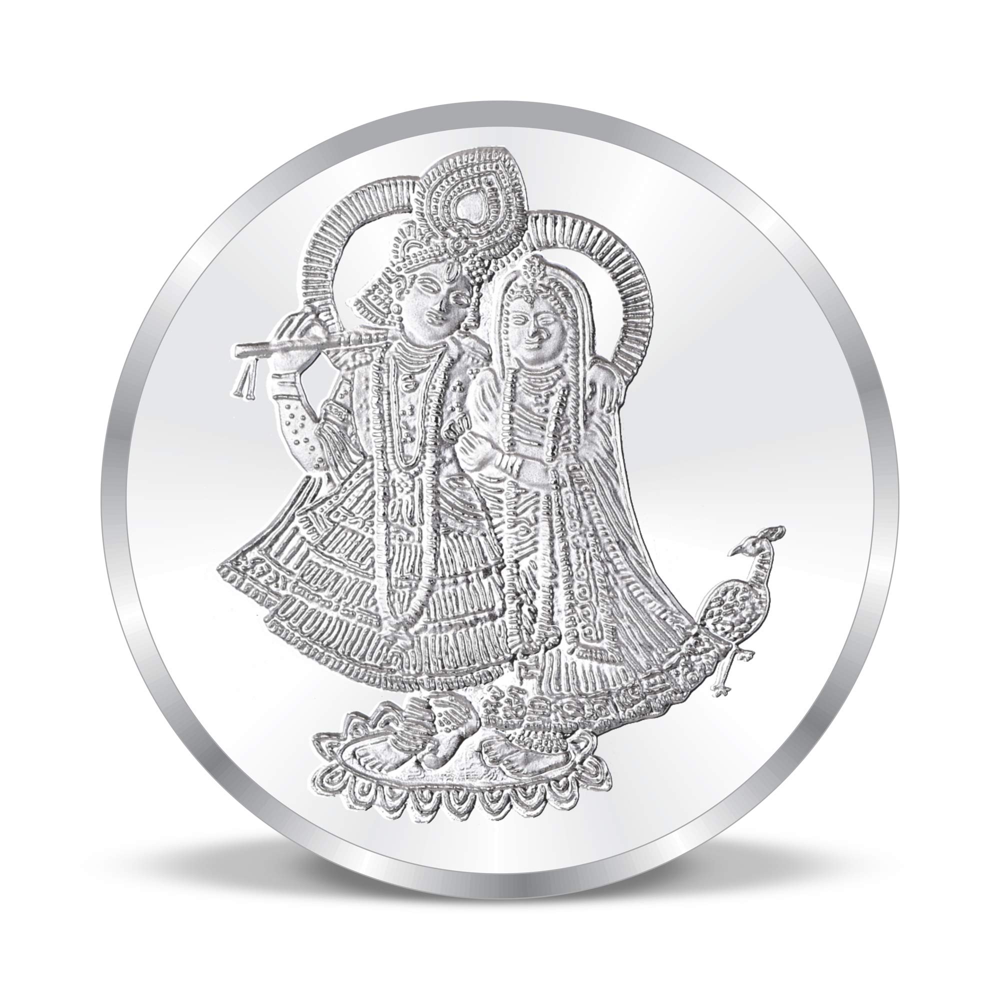 ACPL Precious Moments BIS Hallmarked Silver Coin Radha Krishna 10 gm 999 Pure (B07VYXMS4F) Amazon Price History, Amazon Price Tracker