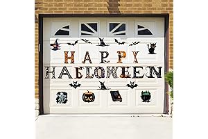 Frightening 28 Pcs Halloween Garage Door Magnets: Haunt Your Garage This Spooky Season