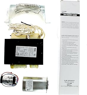 NSI BKS1000QL-M Complete HPS High Pressure Sodium Ballast Kit, Core Coil & Lamp, 1000W / S52