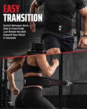 THEFITGUY Original Sled Pulling Belt for Strength, Speed & Agility Training