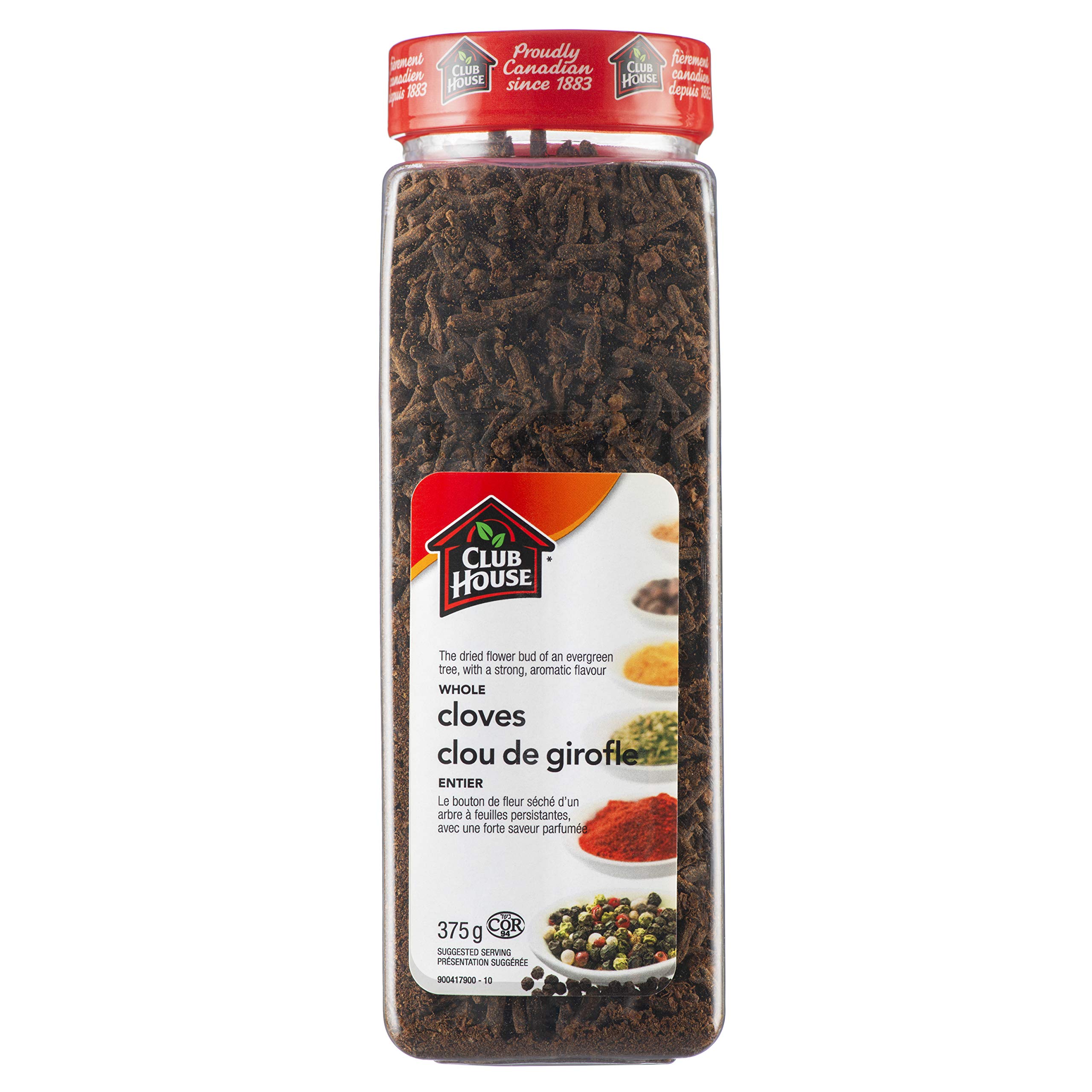 Club House, Quality Natural Herbs and Spices, Whole Cloves, 375g